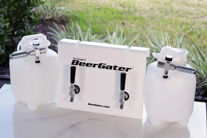 BeerGater Portable Tailgating Kegerator | Dual Tap Kegerator for Tailgating
