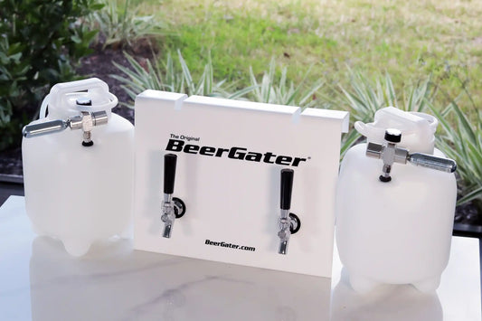 BeerGater Portable Tailgating Kegerator | Dual Tap Kegerator for Tailgating