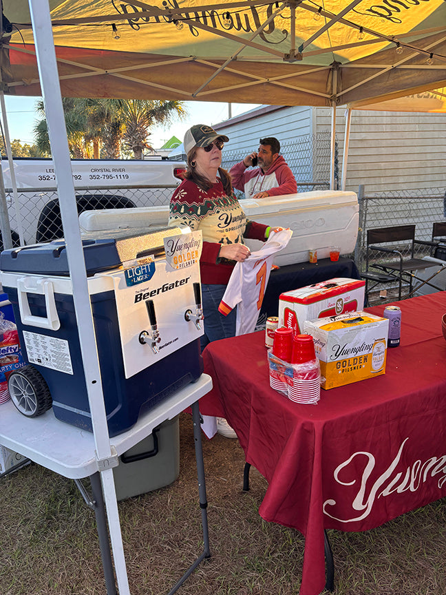 BeerGater Portable Tailgating Kegerator | Dual Tap Kegerator for Tailgating