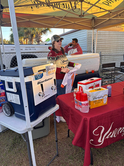 BeerGater Portable Tailgating Kegerator | Dual Tap Kegerator for Tailgating